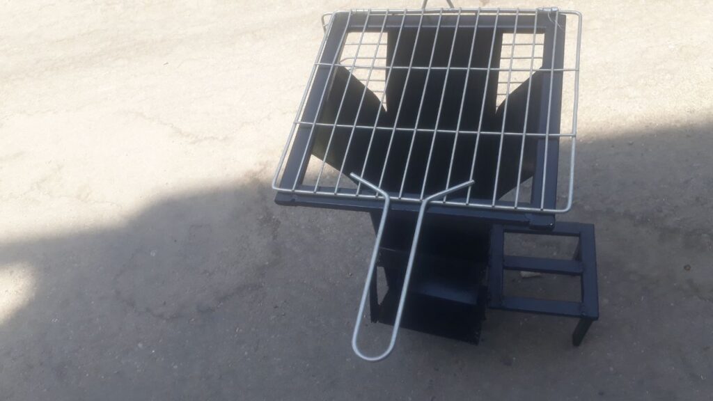 اجاق هیزمی وکباب پز