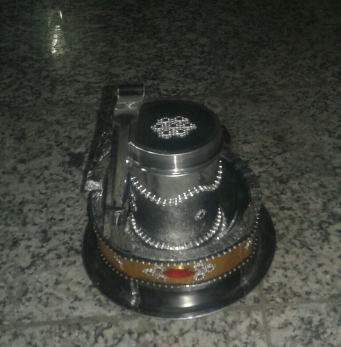 منقل اسپندی نگین دار جااسپند وانبر دار  کوچک