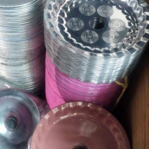 سینی زیر قلیان استیل رنگی گالوانیزه